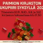 Lukupiirin syksyn 2024 mainos.