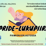 Pride-lukupiirin kevään 2024 mainos.