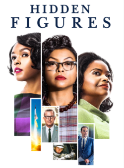 Hidden figures -dvd:n kansikuva.